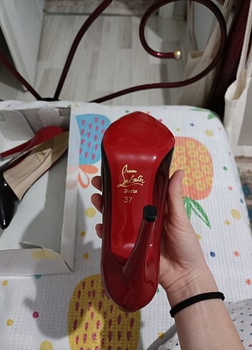37 Beden bordo Renk Stiletto topuklu ayakkabı 