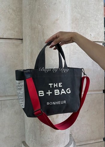 B Bag Askılı Kanvas Çanta