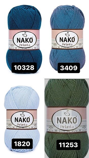  Nako pırlanta- çeşitli renklerde