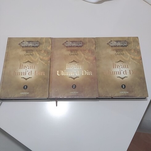 Semerkand Kitap Ihyau Ulumiddin ilk 3 cilt