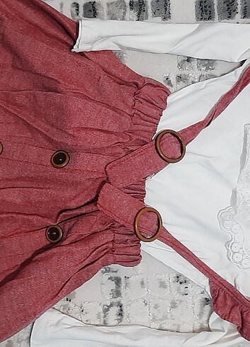 Salopet elbise - Görsel 6