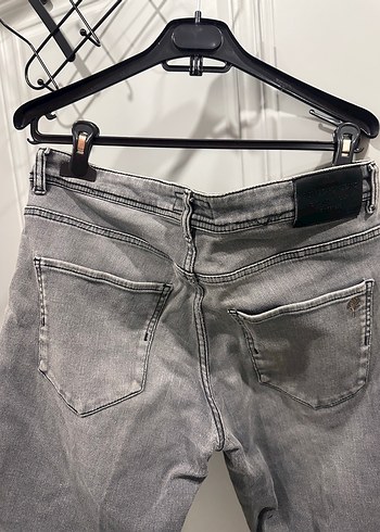 Gri Regular Fit Erkek Kot Pantolon - Görsel 7