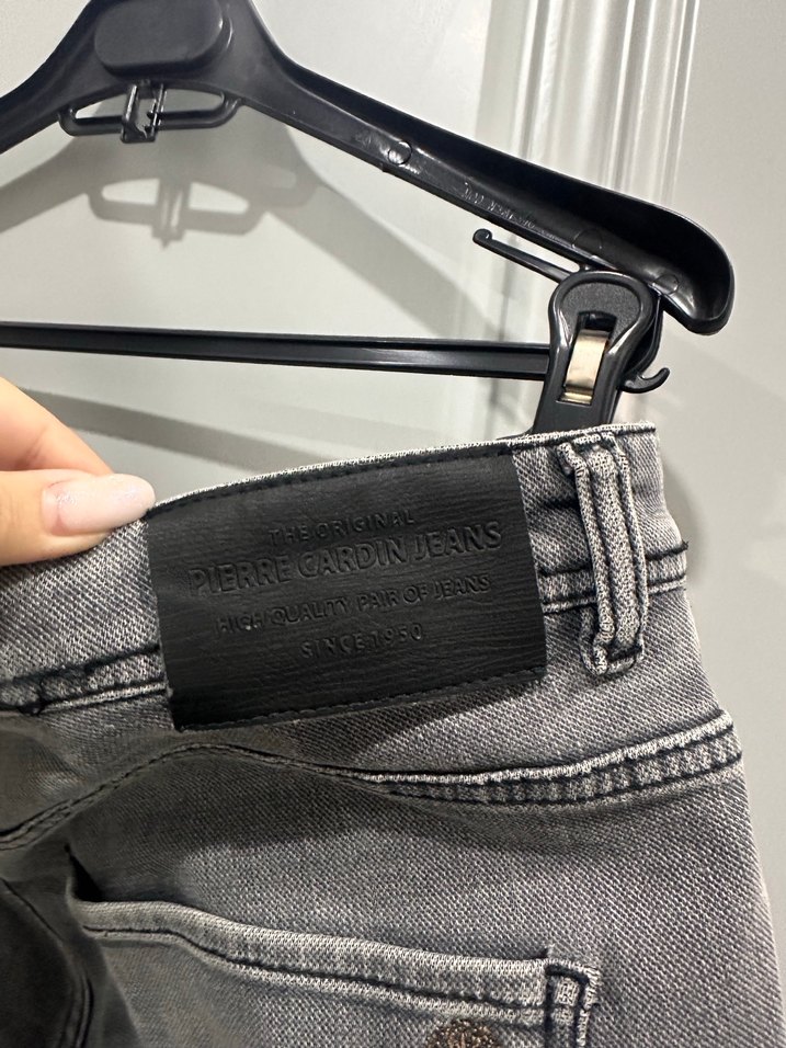 Gri Regular Fit Erkek Kot Pantolon - Görsel 5