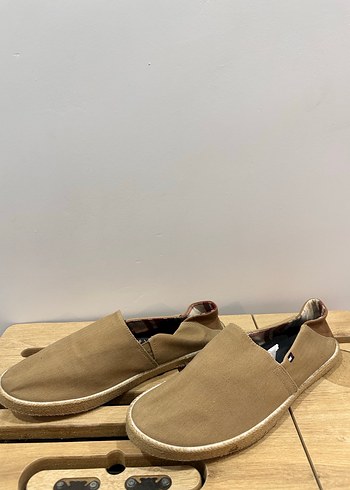 Bej Süet Kadın Espadril Düz Taban - Görsel 2