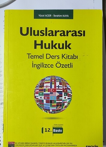 Uluslararası Hukuk Ders kitabı 