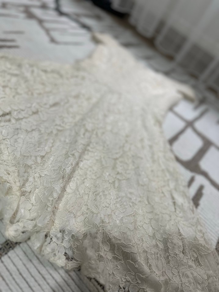 Kısa Bohem Dantel mezuniyet nikah - Görsel 2