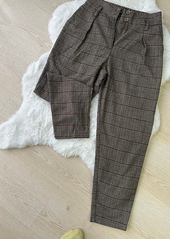 Dilvin ekoseli pantolon - Görsel 3