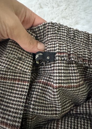 Dilvin ekoseli pantolon - Görsel 4