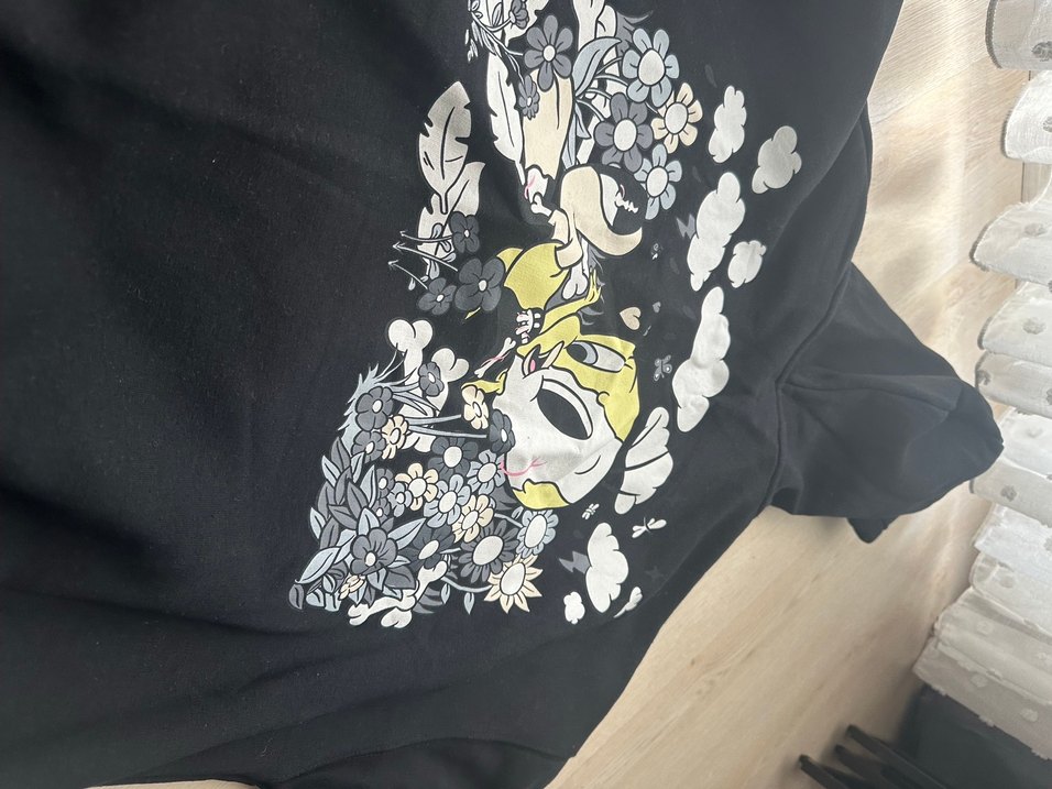 Siyah Kapüşonlu Kadın Sweatshirt - Görsel 3