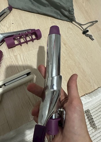 Mor ve Gri Saç Şekillendirici Seti - Görsel 4