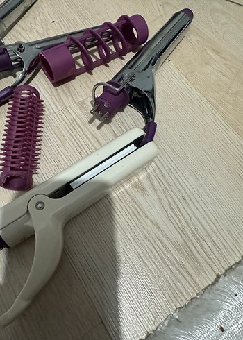 Mor ve Gri Saç Şekillendirici Seti - Görsel 2