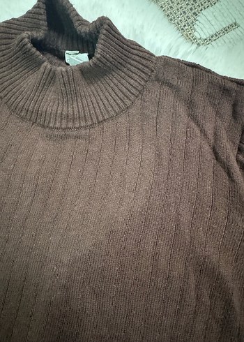 Kahverengi Örme Boğazlı kı çocuk - Görsel 2