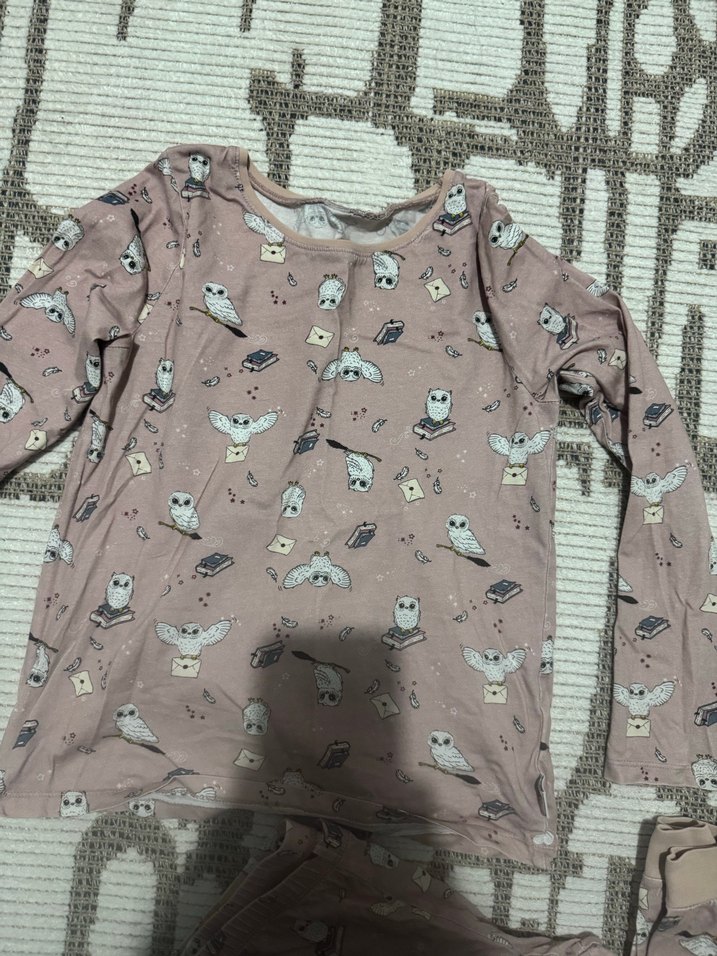 Kız Çocuk Pamuklu Pijama Takımı - Görsel 3