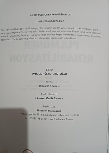  Beden Renk Pulmoner Rehabilitasyon