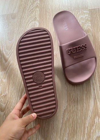 Guess Pembe Guess Kadın Platform Terlik