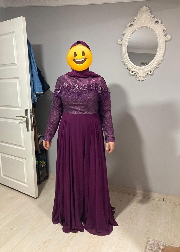 Satılık Mor Abiye - Görsel 2