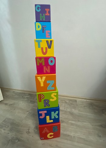 Lets be child eğitici kule denge oyunu