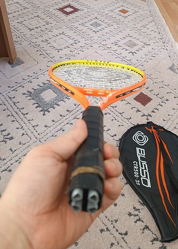 25 inç busso Turuncu Tenis Raketi ve Kılıfı - Görsel 3