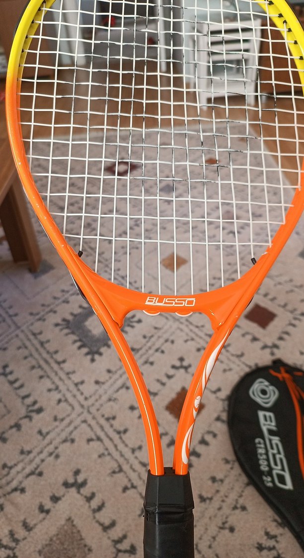25 inç busso Turuncu Tenis Raketi ve Kılıfı - Görsel 2
