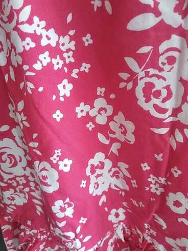 13-14 Yaş Beden pembe Renk LCW 13/14 yaş pembe çiçekli elbise