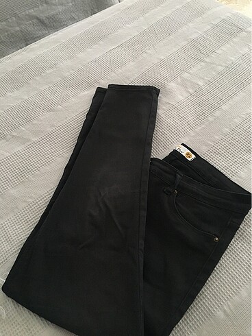 xl Beden Siyah dar paça pantolon