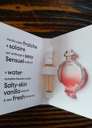 paco rabanne olympea aqua EDP sample boy bayan parfüm. #pacoraba