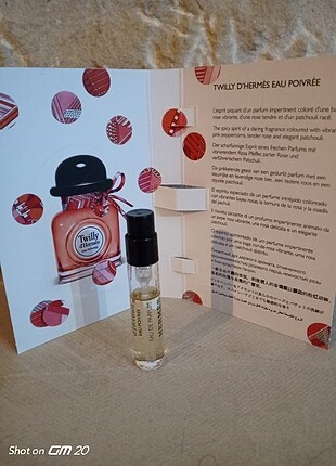 Hermes twilly d'hermes eau poivree EDP sample boy bayan parfüm. 