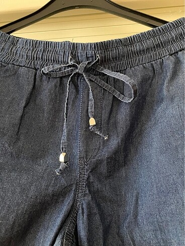 40 Beden LCW beli lastikli kot pantolon