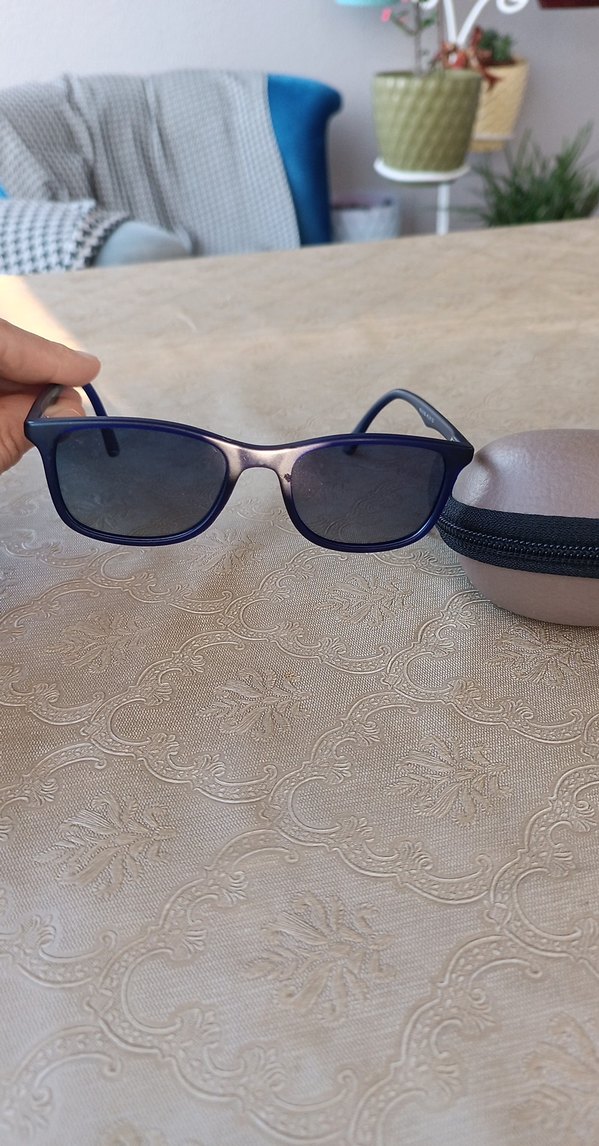 Klasik Koyu Mavi erkek çocuk Güneş Gözlüğü - Görsel 3