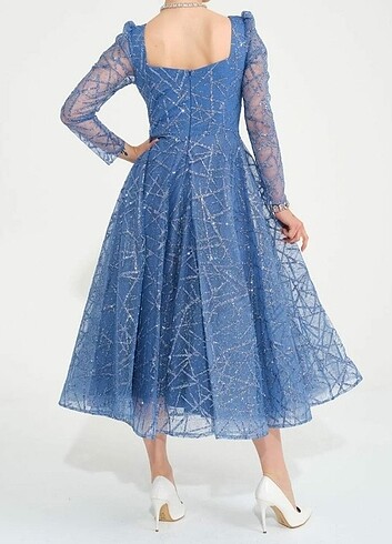 Mavi abiye - Görsel 2