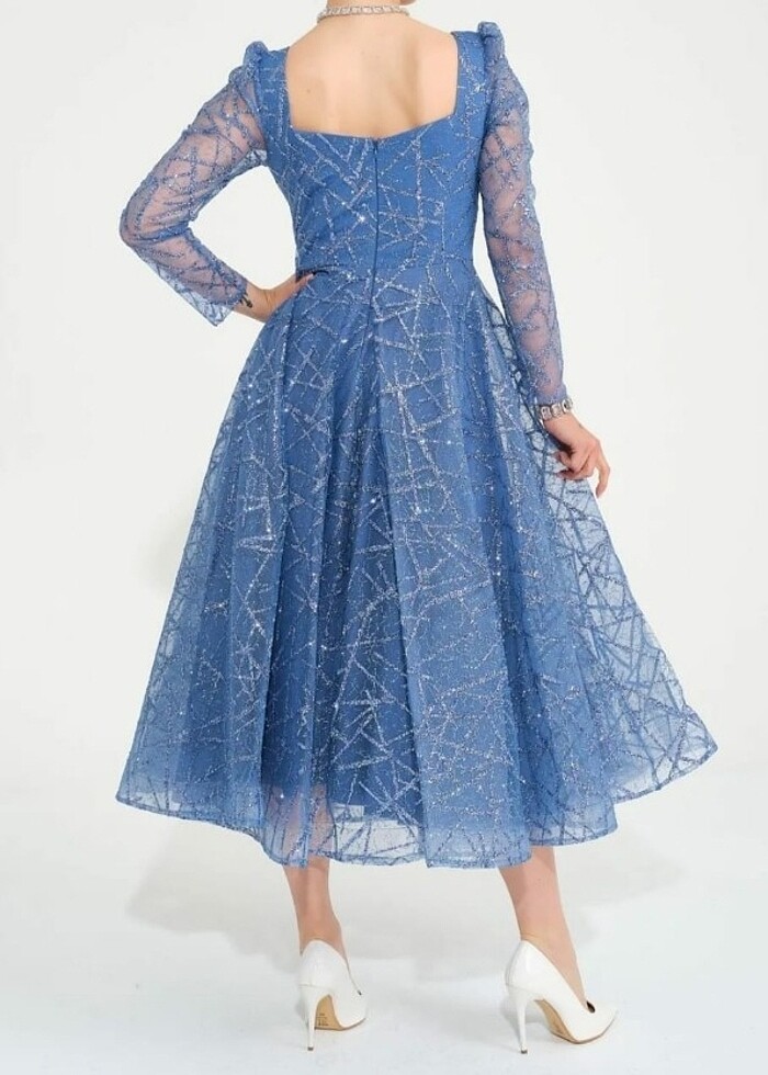 Mavi abiye - Görsel 2