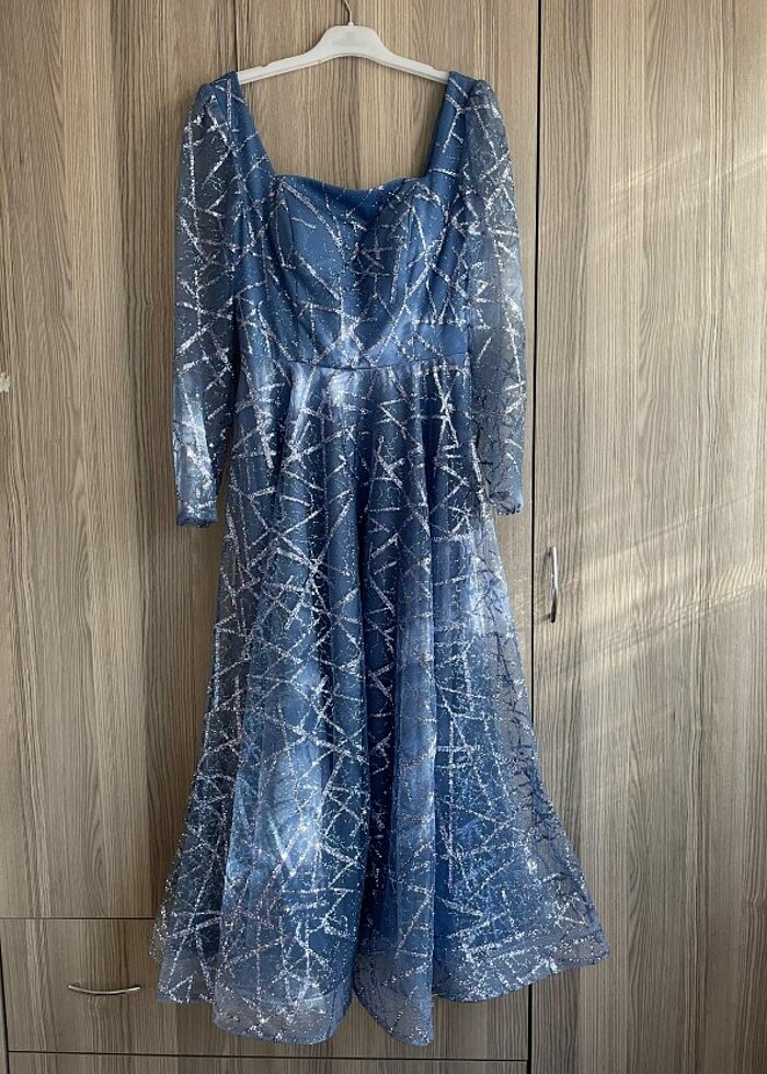 Mavi abiye - Görsel 4