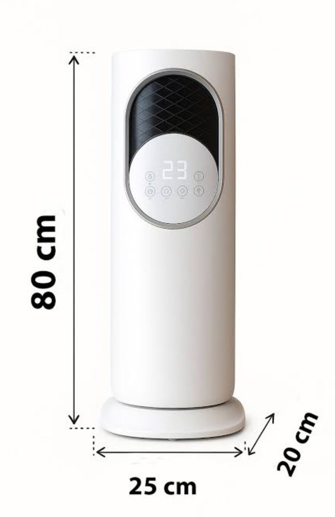 4 Mevsim Kullanımlı Beyaz Hava Temizleyici ve Nemlendirici - Görsel 3