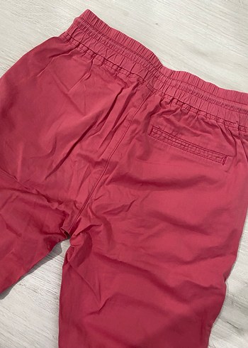 Bordo Parlak Kadın Kumaş Pantolon - Görsel 3