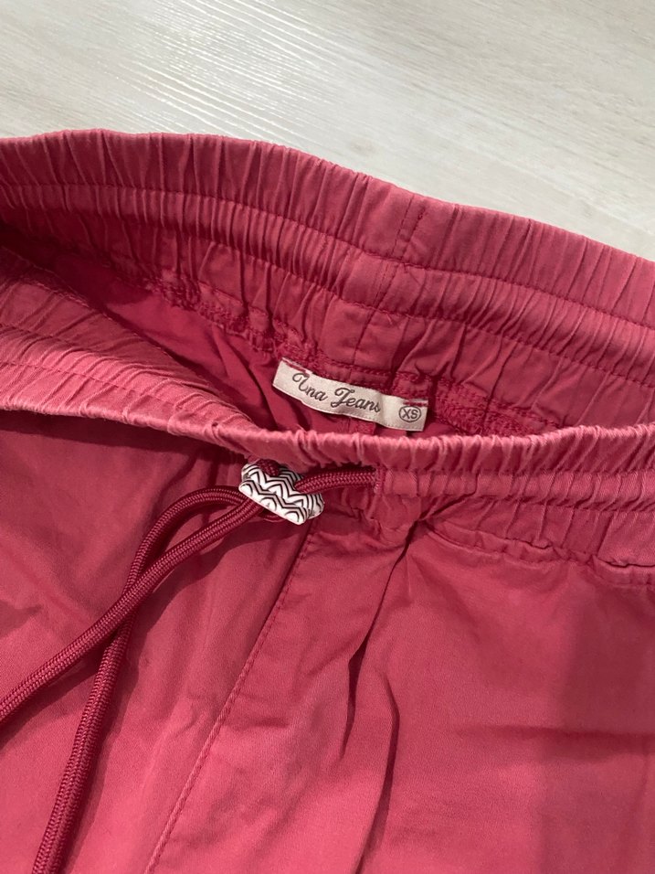 Bordo Parlak Kadın Kumaş Pantolon - Görsel 2