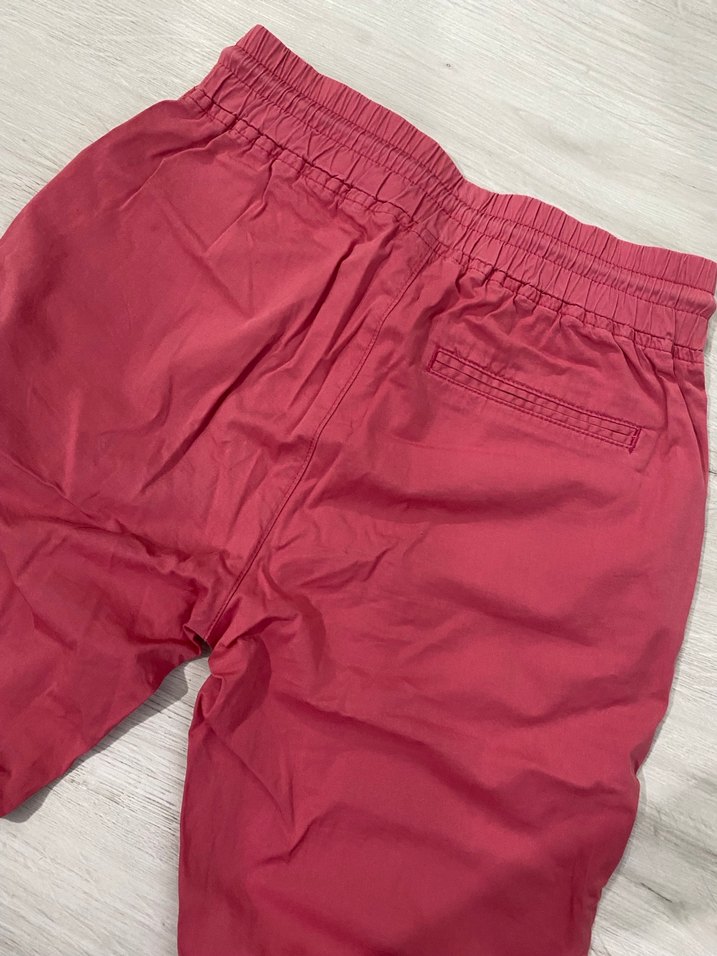 Bordo Parlak Kadın Kumaş Pantolon - Görsel 3