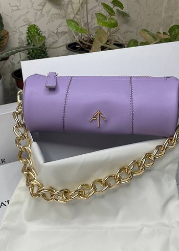 Lila Manu Atelier Silindir Çanta