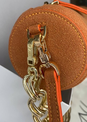 Beden turuncu Renk Süet Turuncu Manu Atelier Silindir Çanta