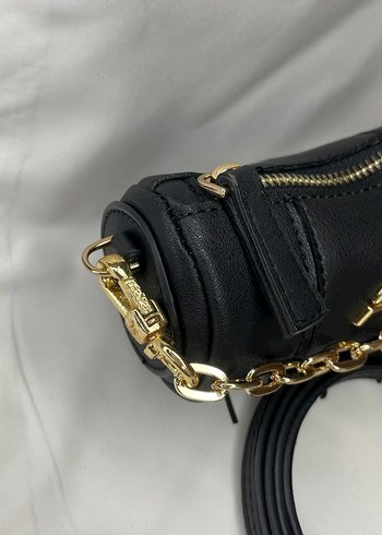  Beden Siyah Manu Atelier Mini Nano Silindir Çanta