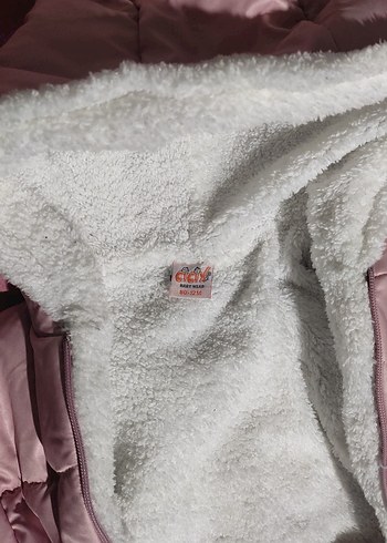 Kürklü Pembe Bebek Kışlık Tulumu - Görsel 4