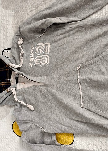 LC Waikiki Gri Kapüşonlu Sweatshirt