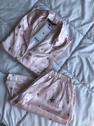 Saten Pijama Takımı