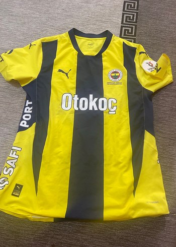 Erkek Sarı Siyah Kısa Kollu Spor Forma