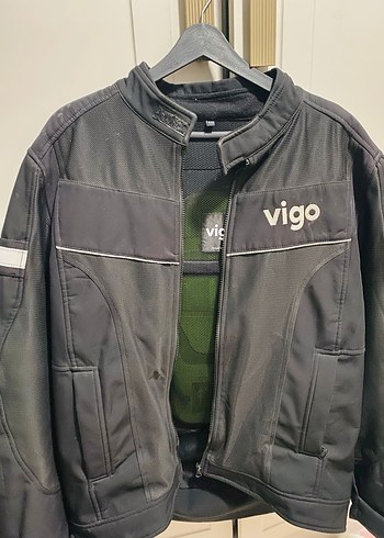Velcro detaylı siyah deri biker ceket