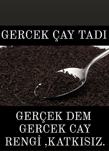 Karaca DOĞAL ÇAY ÜST YAPRAK İLK HARMAN KATKISIZ