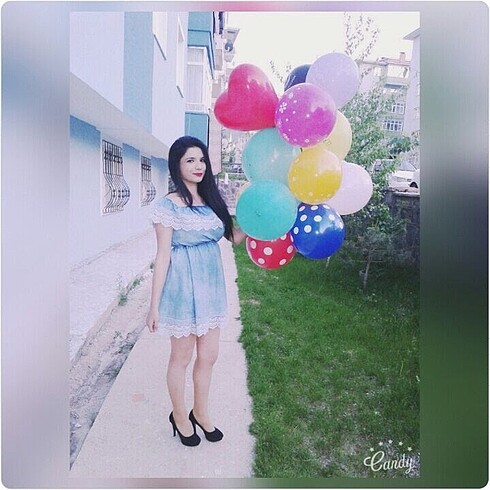 s Beden Denim elbise