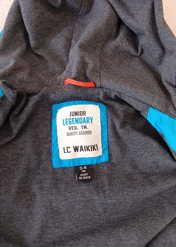 Erkek Çocuk Mavi Fermuarlı yagmurluk - Görsel 5