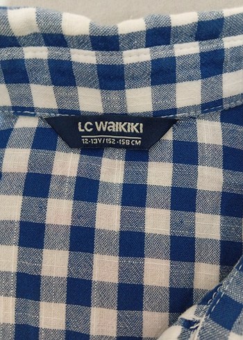 Mavi Kareli Kısa Kollu Erkek Gömlek - Görsel 3