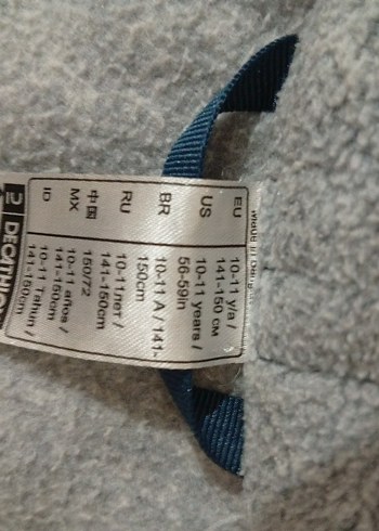 Gri Fermuarlı Erkek Polar Sweatshirt - Görsel 3