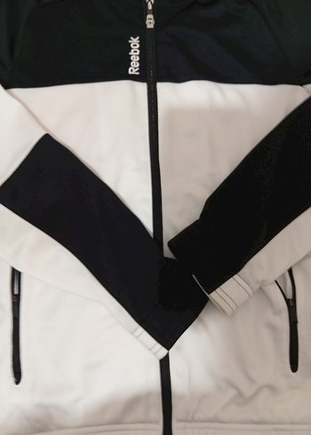 Reebok Kapüşonlu Erkek Çocuk Beyaz Ceket - Görsel 3